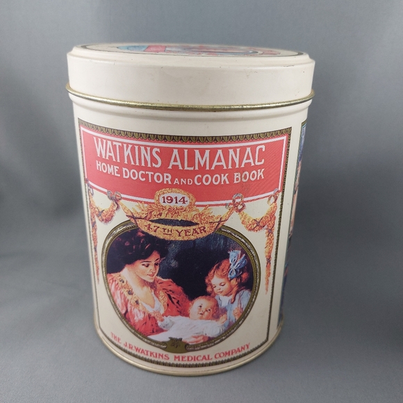 Vintage 1993 Watkins Heritage Tin Canister Set of 3 - Picture 5 of 16